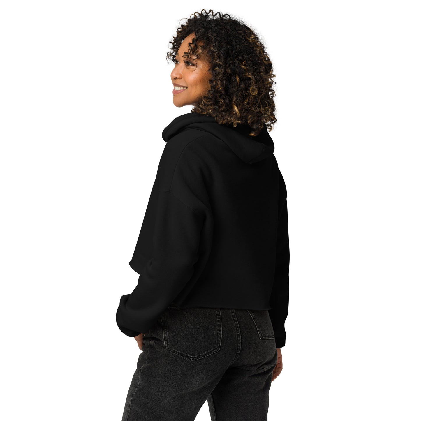 Hanging In Here - Cropped Hoodie