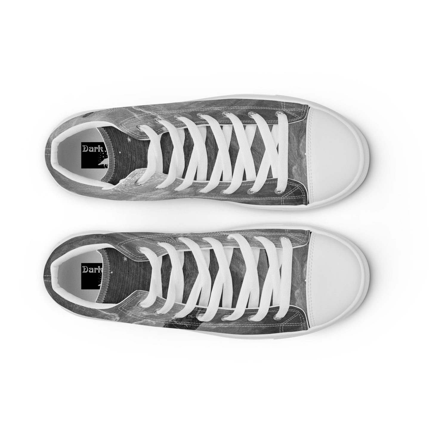 Morningstar - Gustav Doré - Paradise Lost - Men’s High Top Canvas Shoes