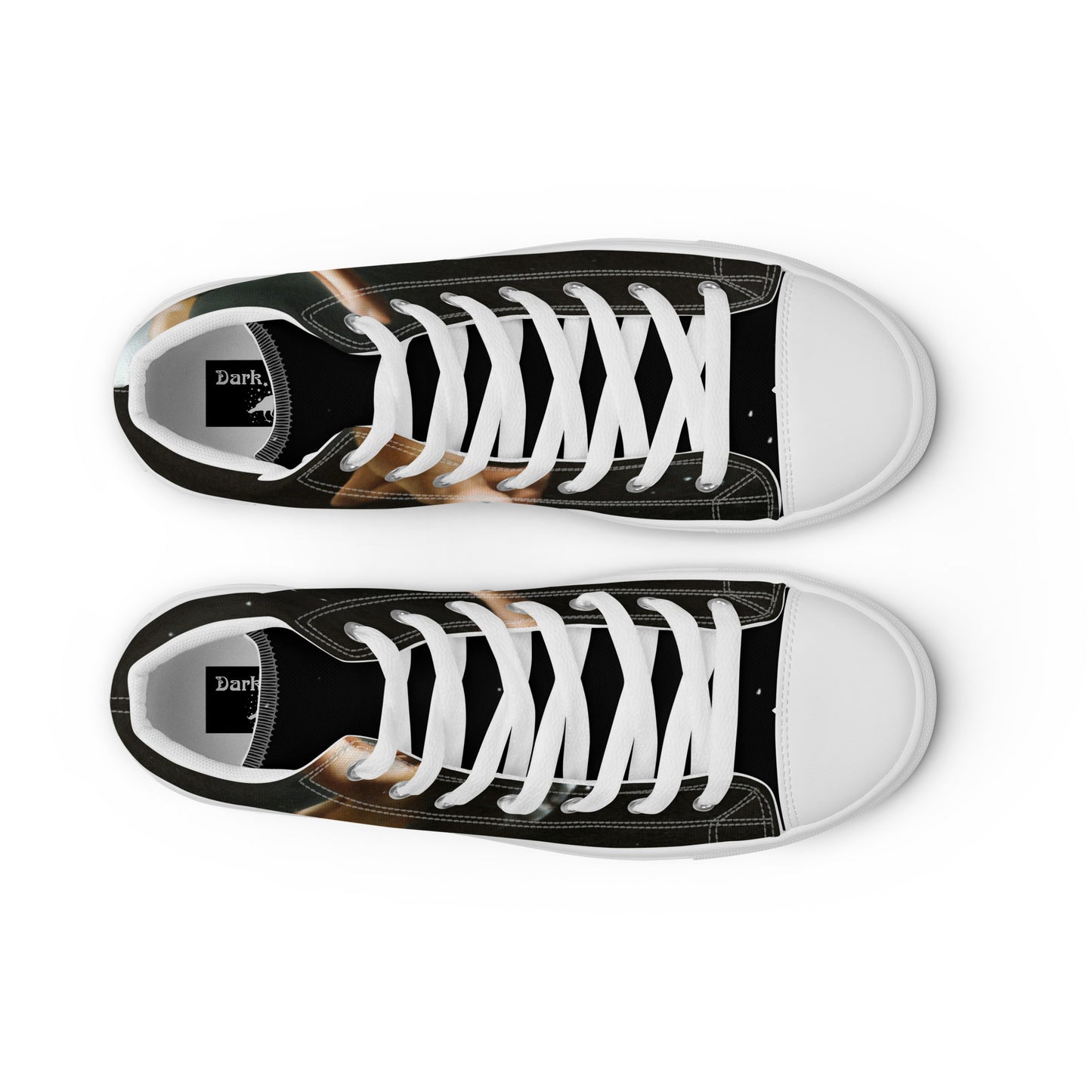 Moon Nymph - Men’s High Top Canvas Shoes