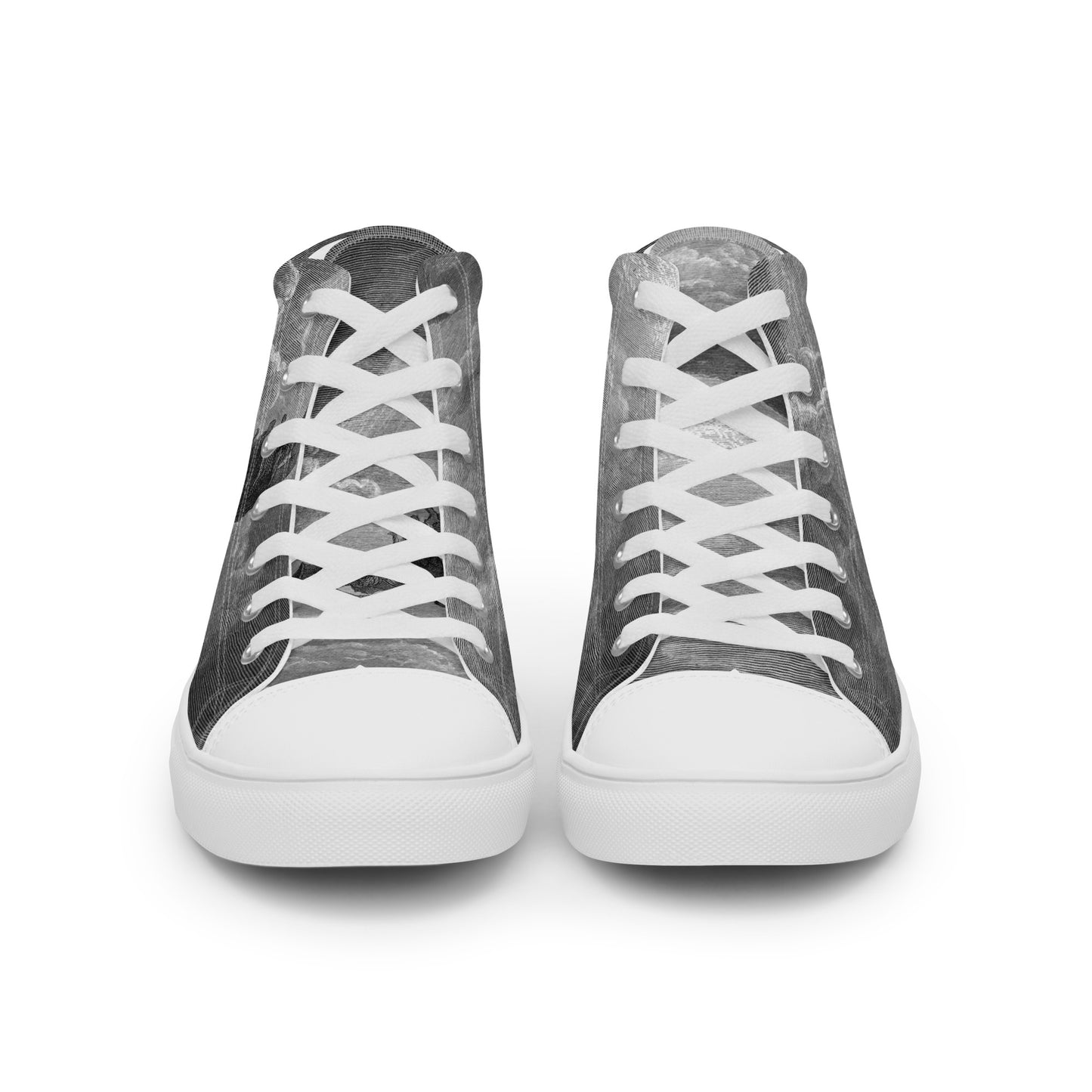 Morningstar - Gustav Doré - Paradise Lost - Men’s High Top Canvas Shoes