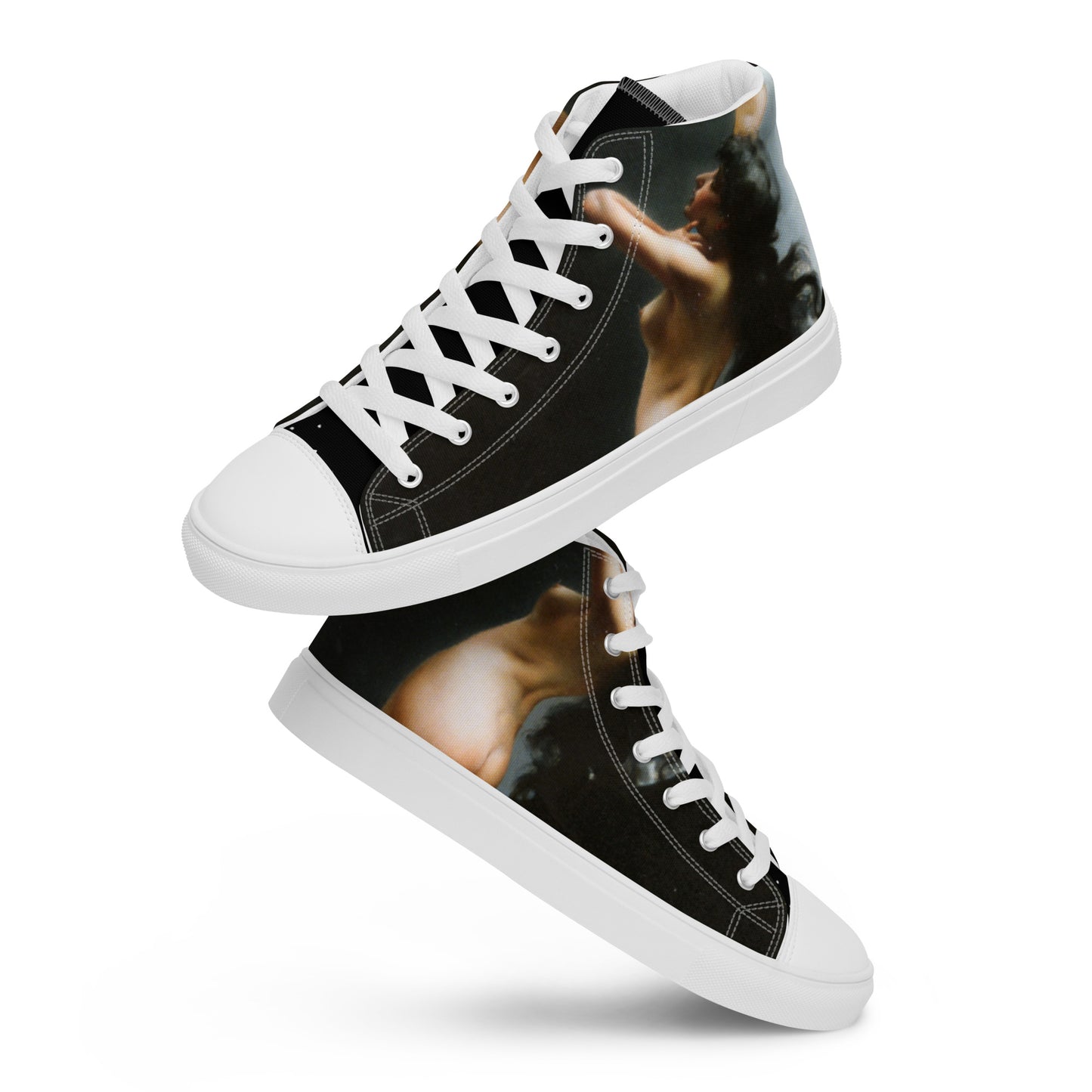 Moon Nymph - Men’s High Top Canvas Shoes