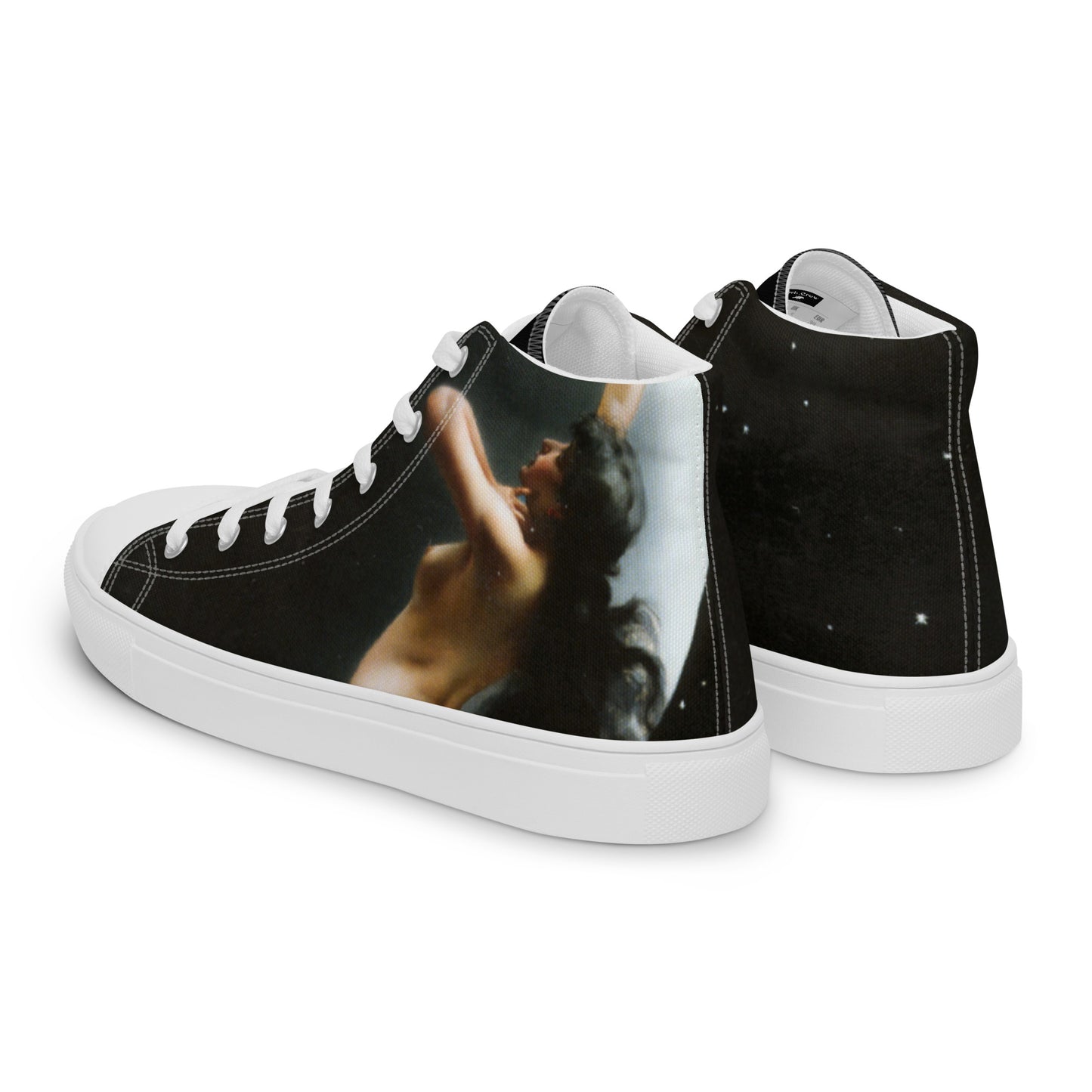 Moon Nymph - Men’s High Top Canvas Shoes