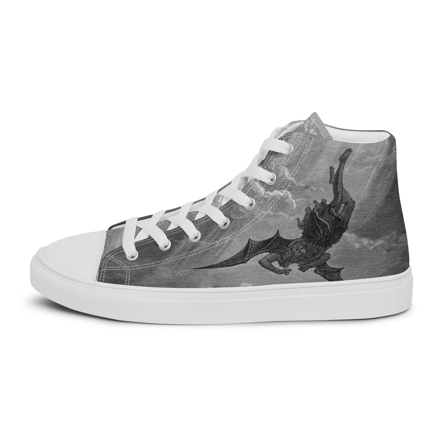 Morningstar - Gustav Doré - Paradise Lost - Men’s High Top Canvas Shoes