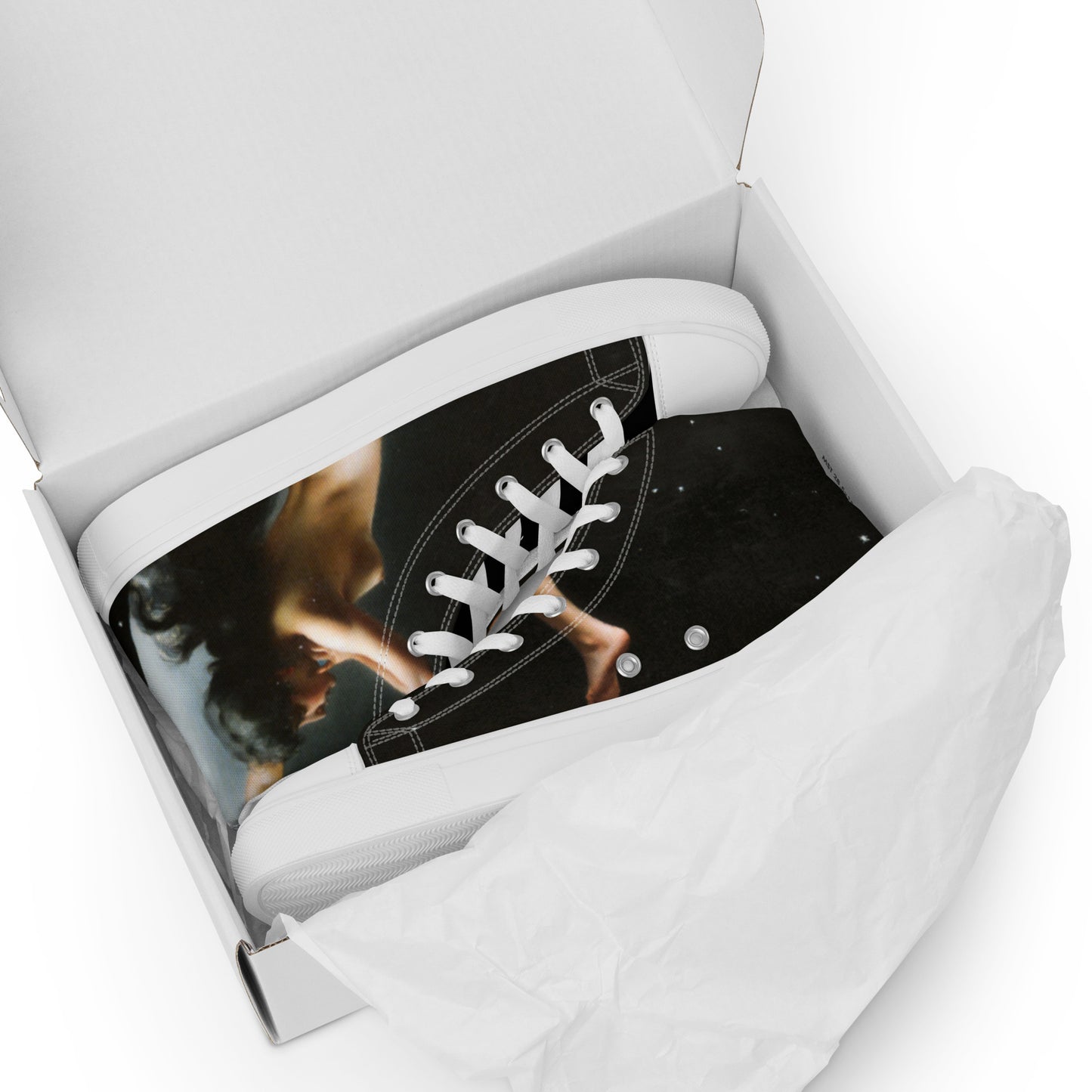 Moon Nymph - Women’s High Top Canvas Shoes
