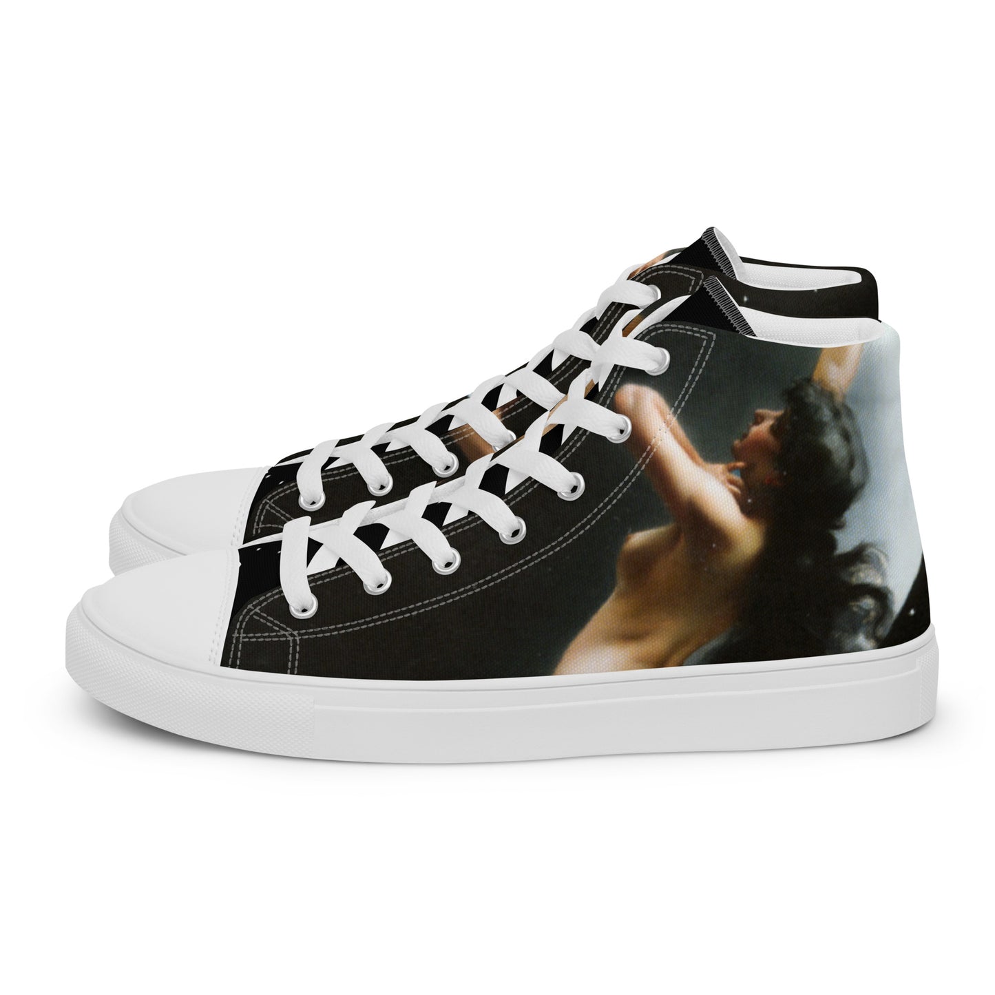 Moon Nymph - Women’s High Top Canvas Shoes