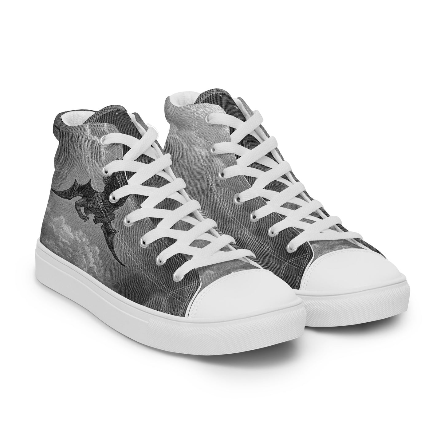 Morningstar - Gustav Doré - Women’s High Top Canvas Shoes