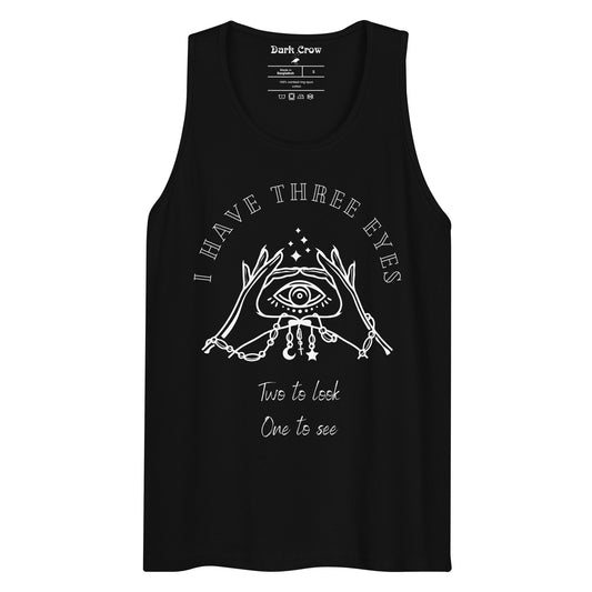 I Have Three Eyes - Men’s premium tank top