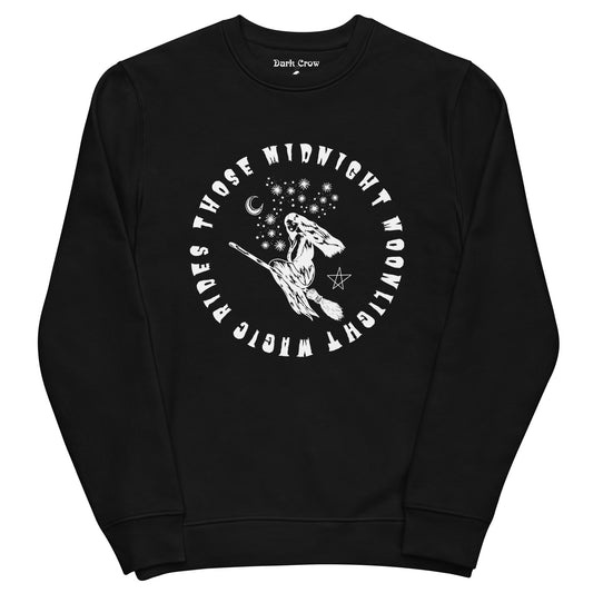 Midnight Moonlight Magic Rides - Unisex eco sweatshirt 🌿