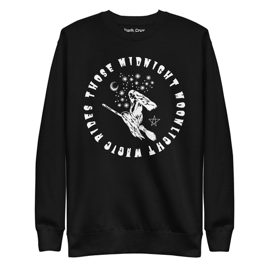 Midnight Moonlight Magic Rides - Unisex Premium Sweatshirt