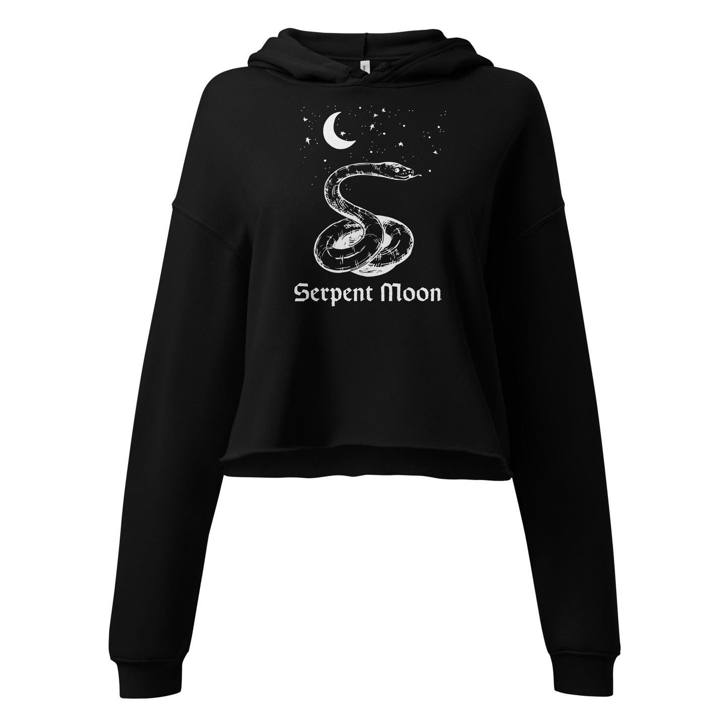Serpent Moon - Cropped Hoodie