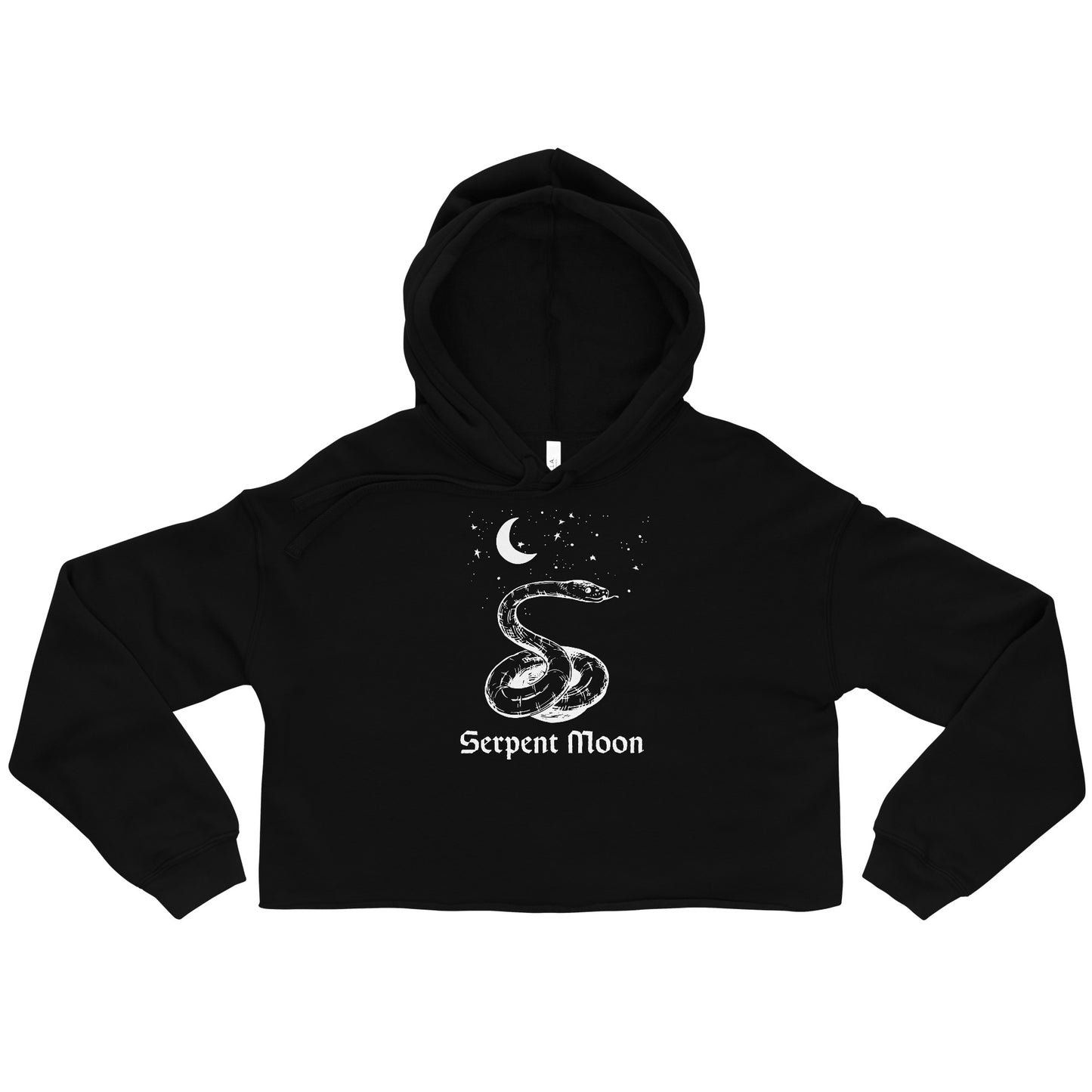 Serpent Moon - Cropped Hoodie