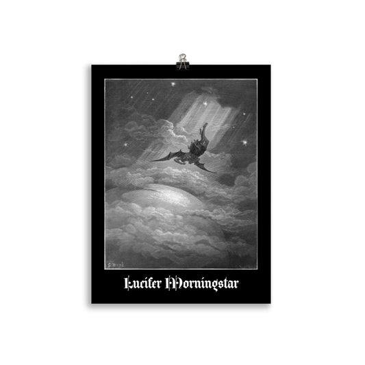 Luficer Morningstar - Paradise lost - Gustave Doré - Museum quality poster