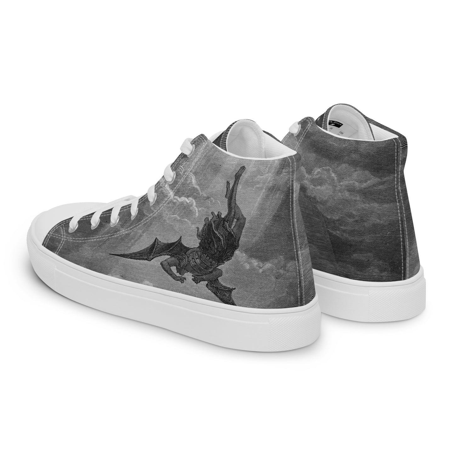 Morningstar - Gustav Doré - Paradise Lost - Men’s High Top Canvas Shoes