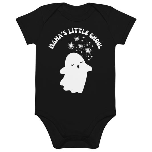 Mama's Little Ghoul - Organic Cotton Baby Bodysuit 🌿