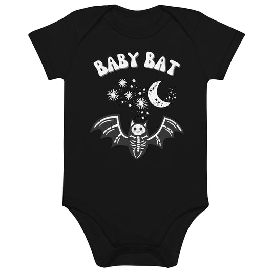 Baby Bat - Organic Cotton Baby Bodysuit 🌿
