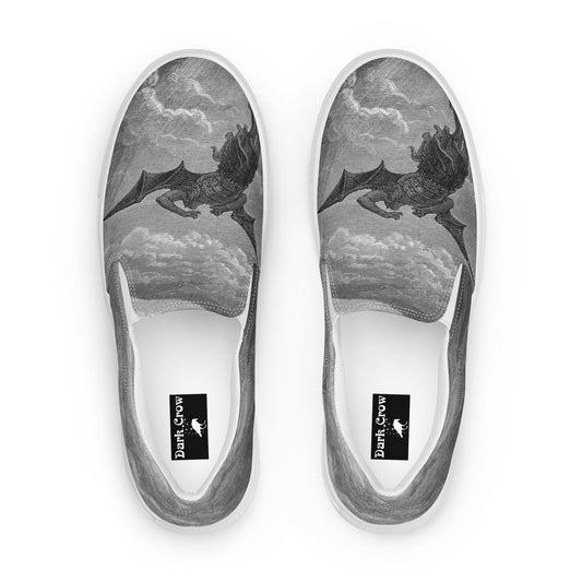 Lucifer Morningstar - Women’s Slip-On Canvas Shoes